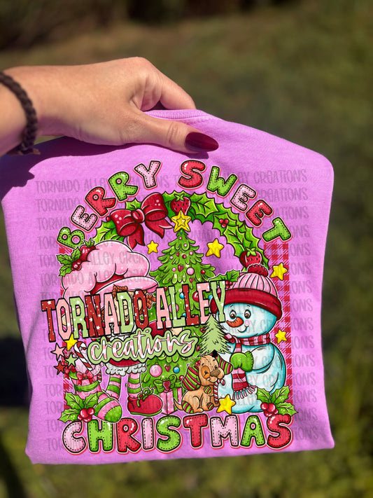 Berry Sweet Christmas Tee