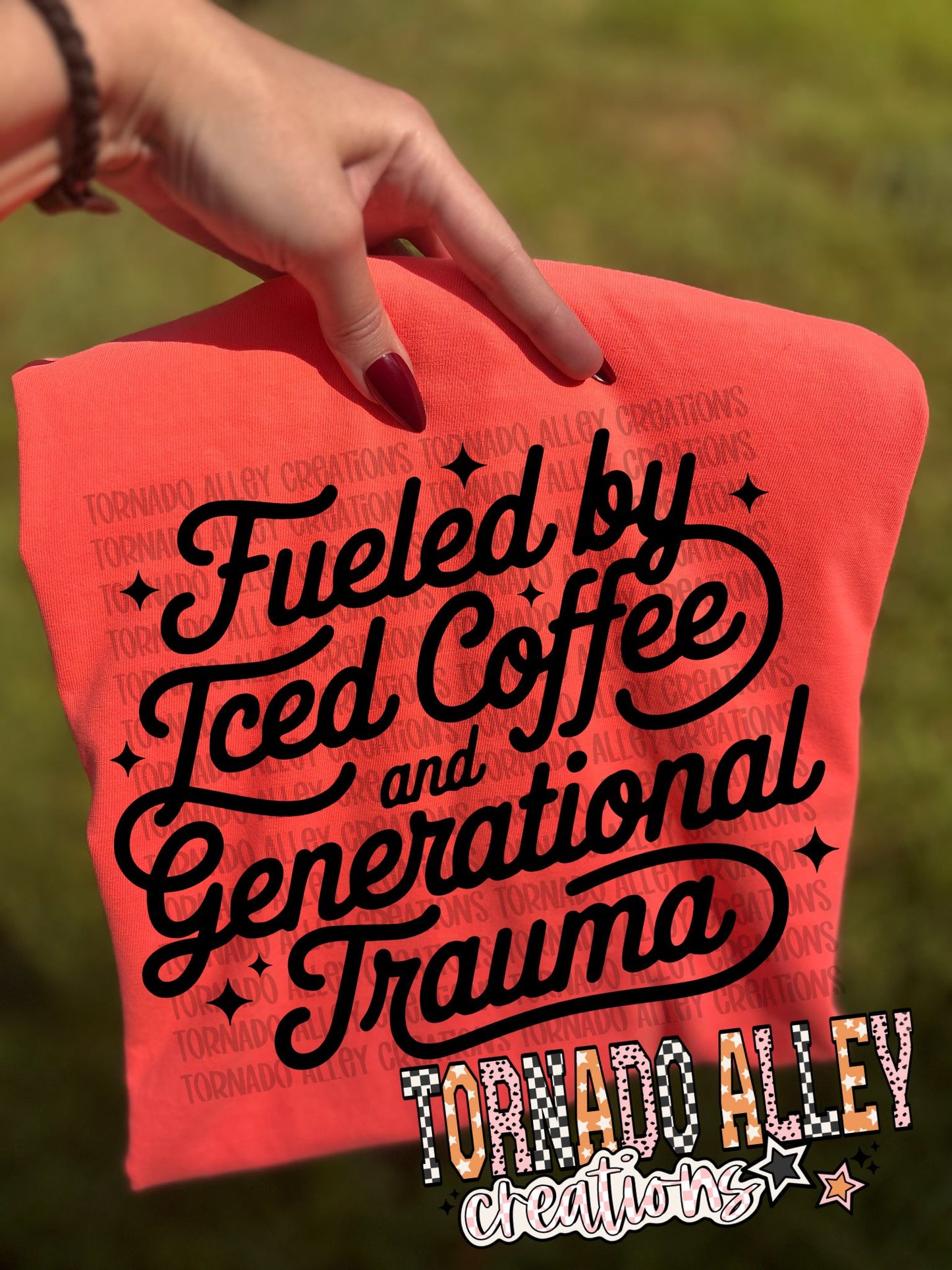 Iced Coffee and Generational Trauma Tee