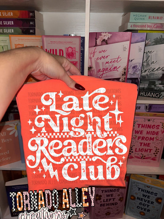 Late Night Readers Club Tee
