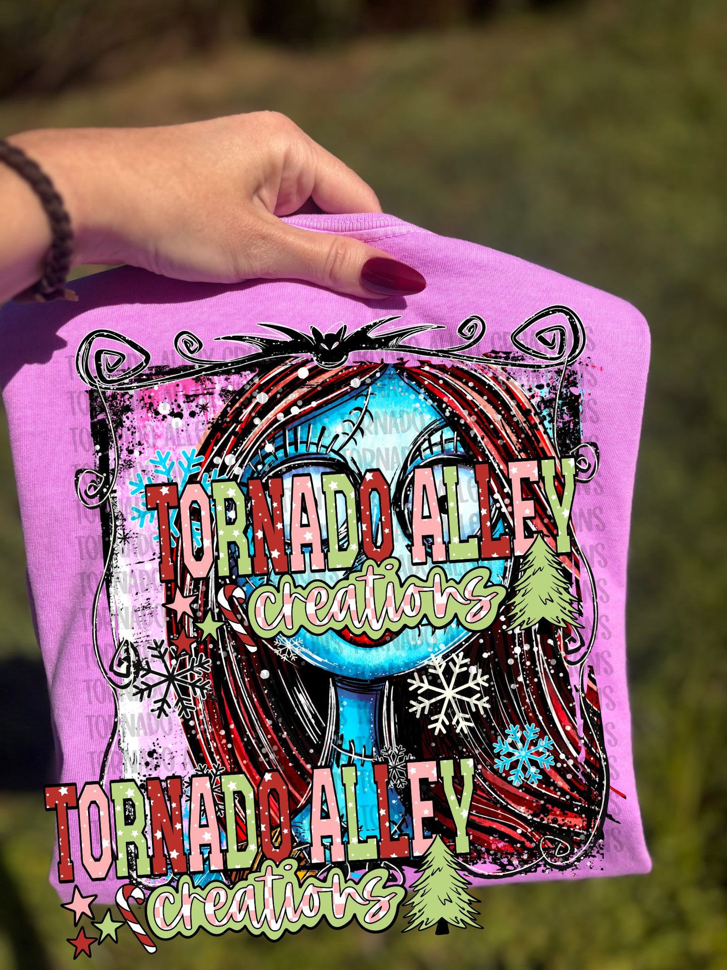 Spooky Brushstroke Christmas Tee