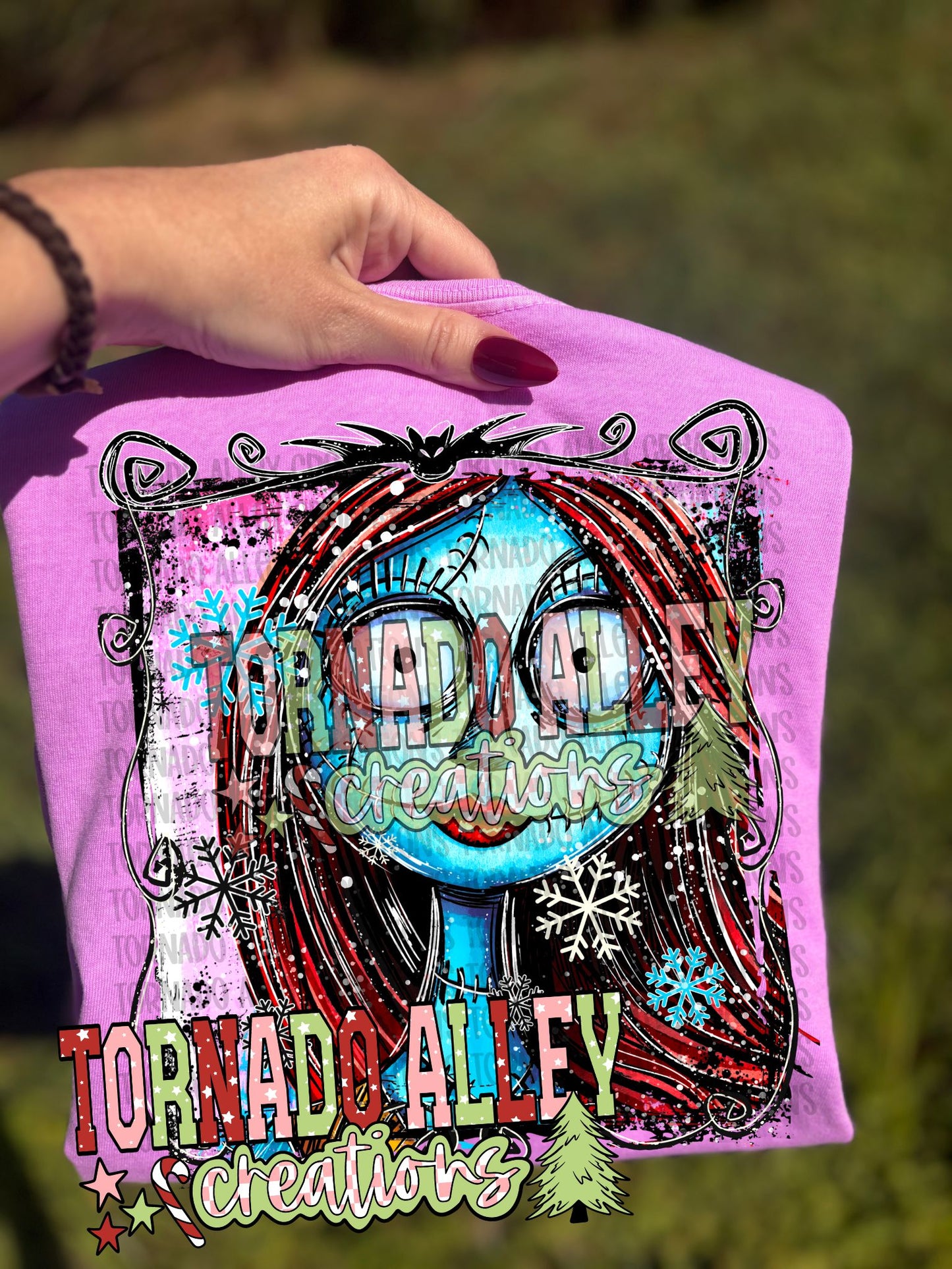 Spooky Brushstroke Christmas Tee