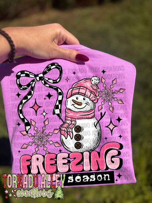 Freezing Season Snowman Tee