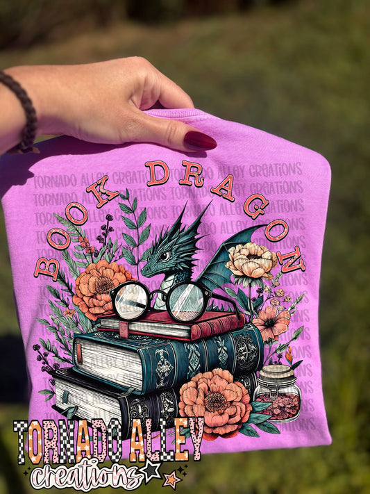 Book Dragon Tee