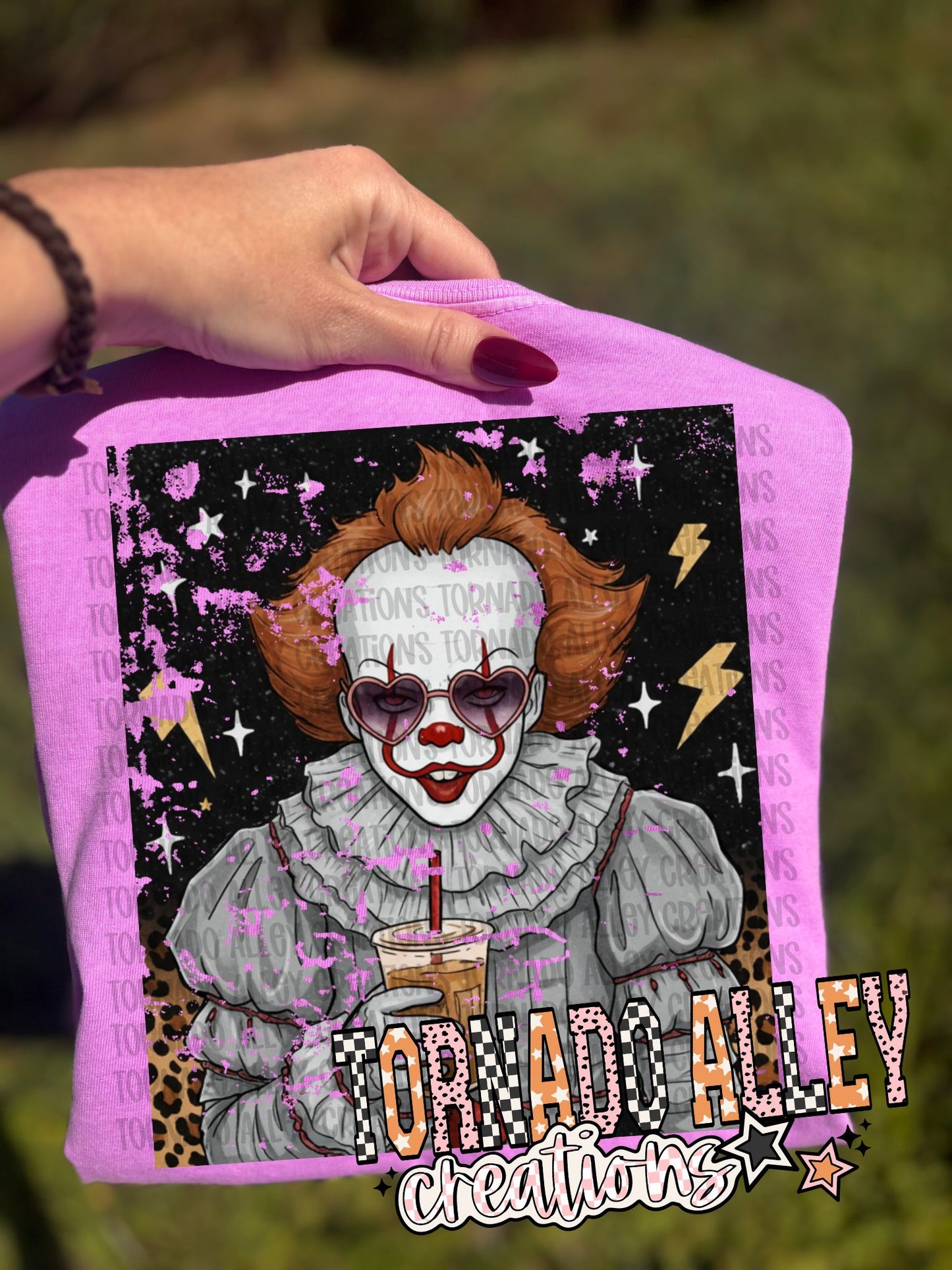 Spooky Clown Coffee Tee