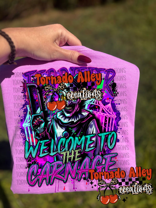 Welcome to Carnage Tee
