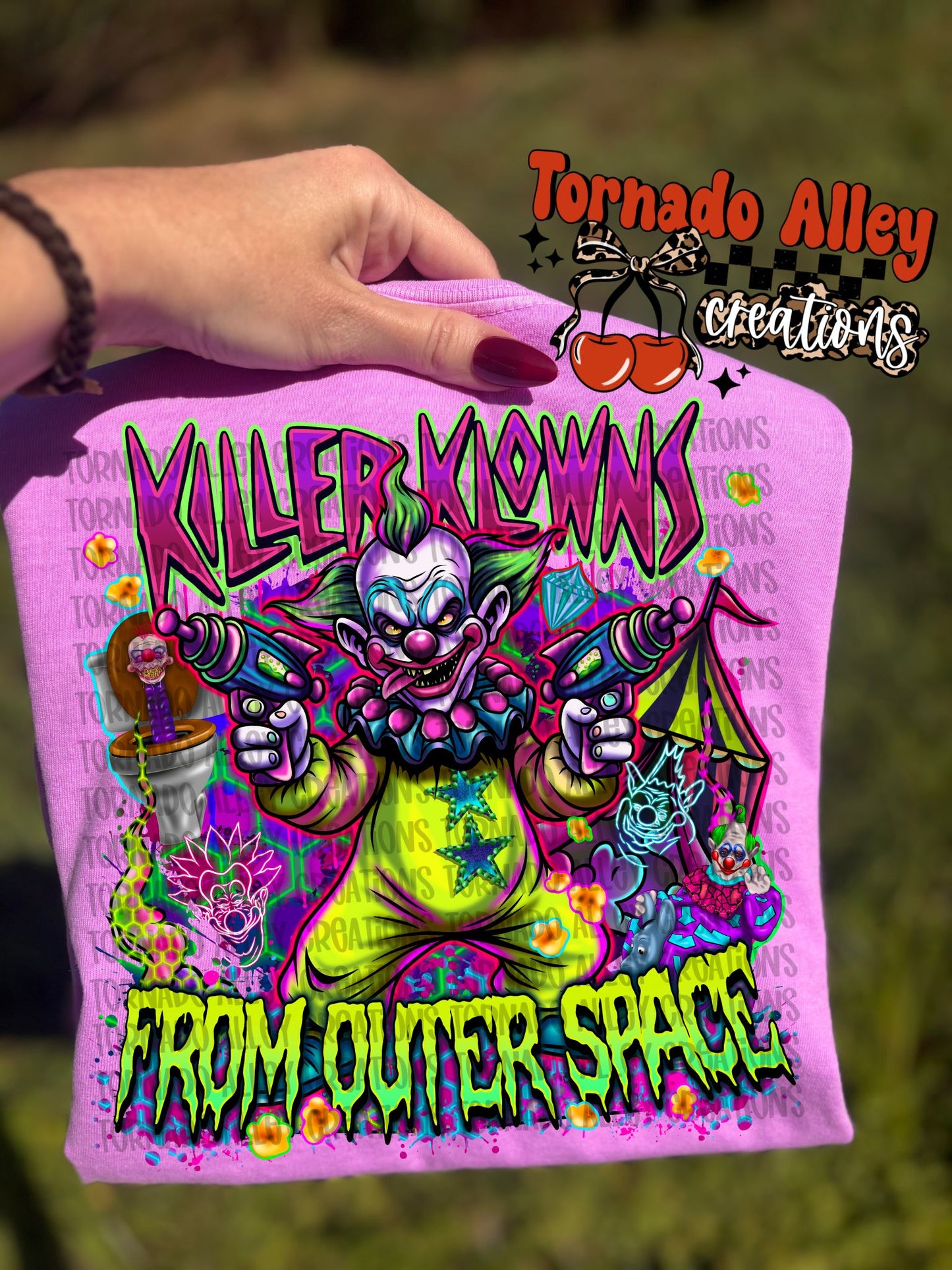 Spooky Space Clown Tee