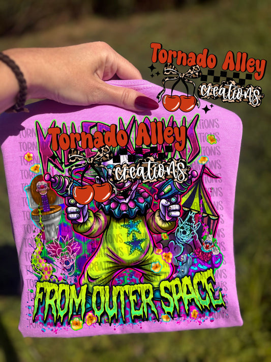 Spooky Space Clown Tee