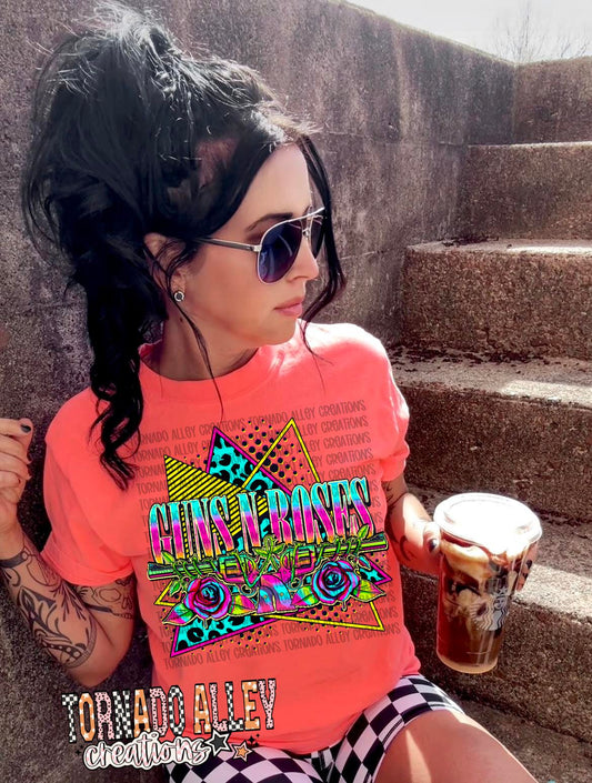 Neon Band Tee