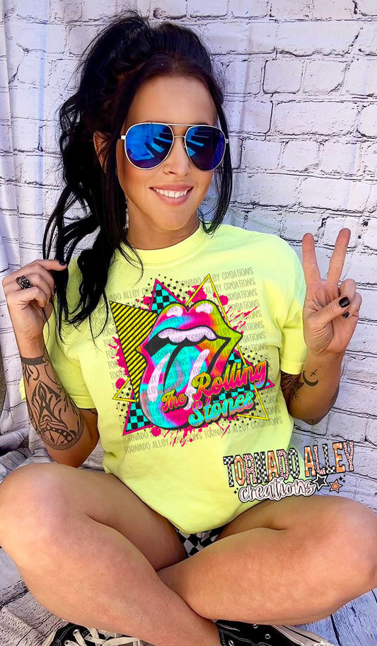 Neon Band Tee