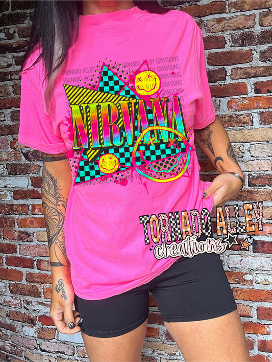Neon Band Tee