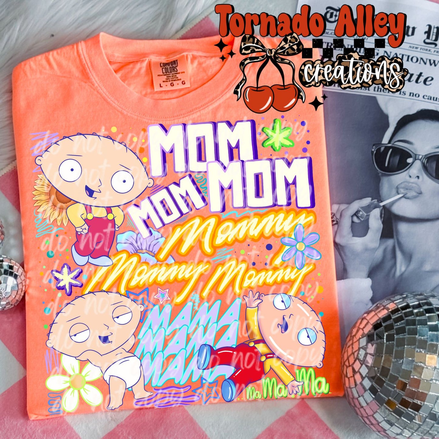 Mom Mom Mom Tee