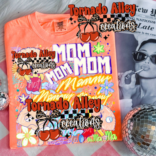 Mom Mom Mom Tee