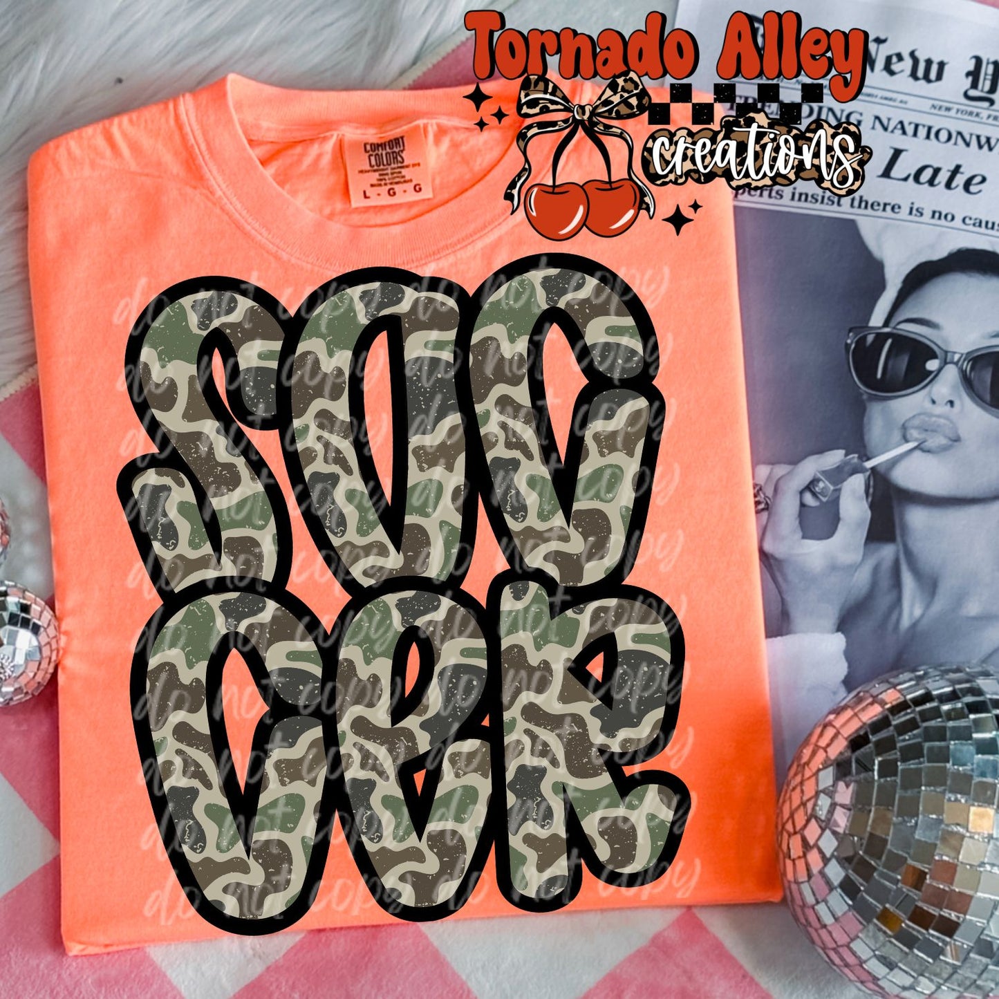 Soccer Camo Tee