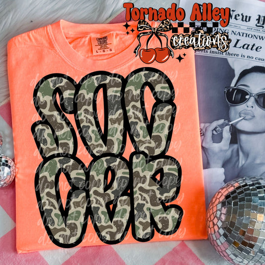 Soccer Camo Tee