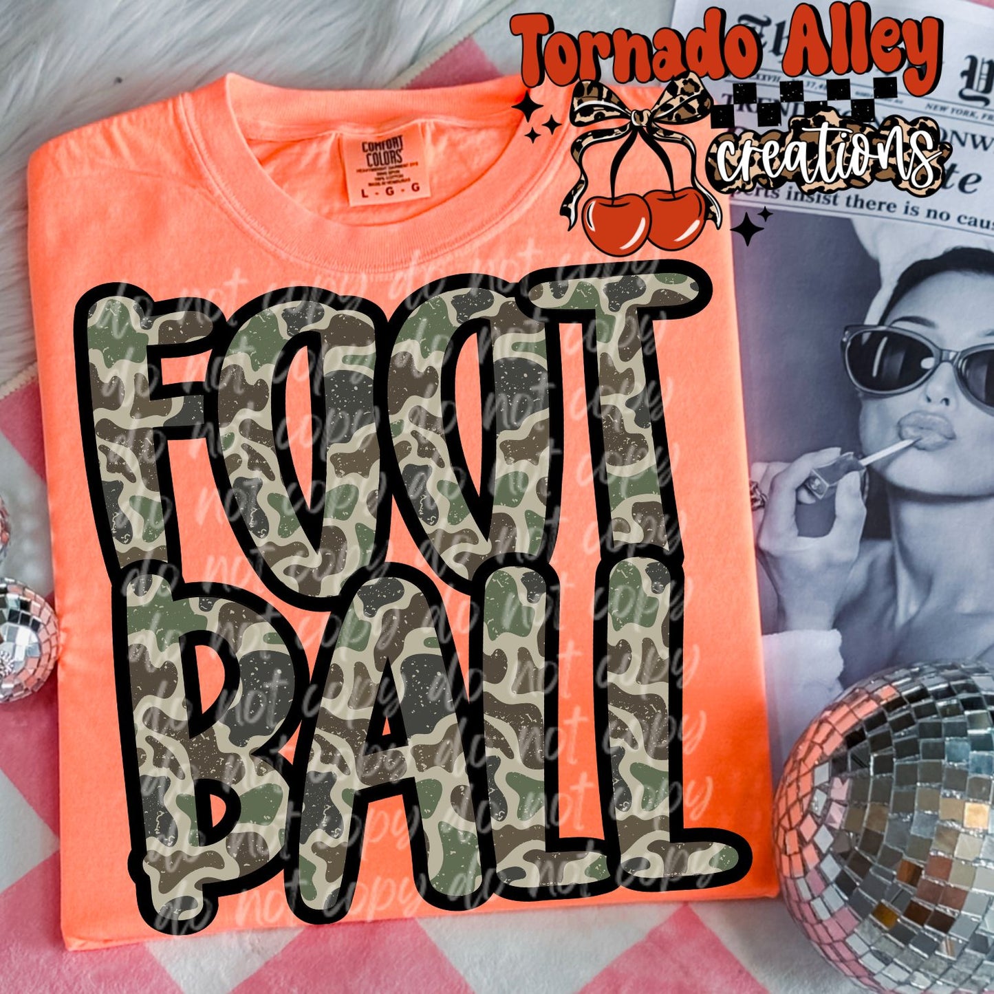 Football Camo Tee