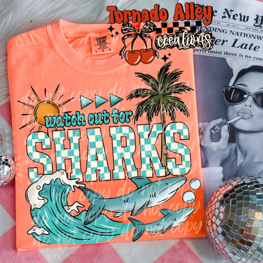 Watch Out For Sharks Tee