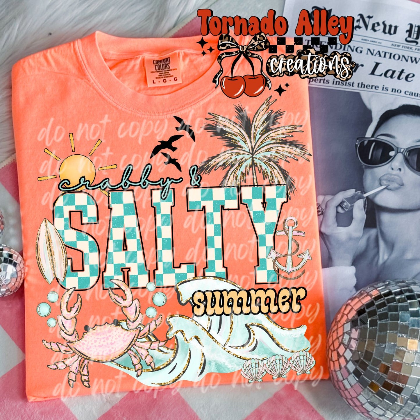 Crabby and Salty Summer Tee