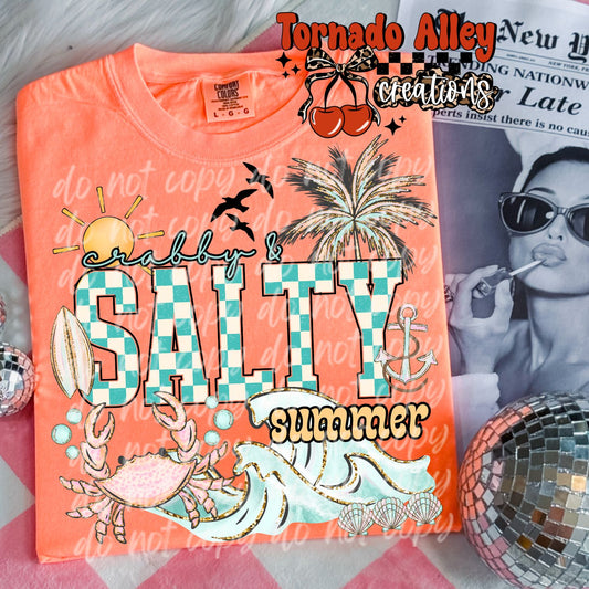 Crabby and Salty Summer Tee