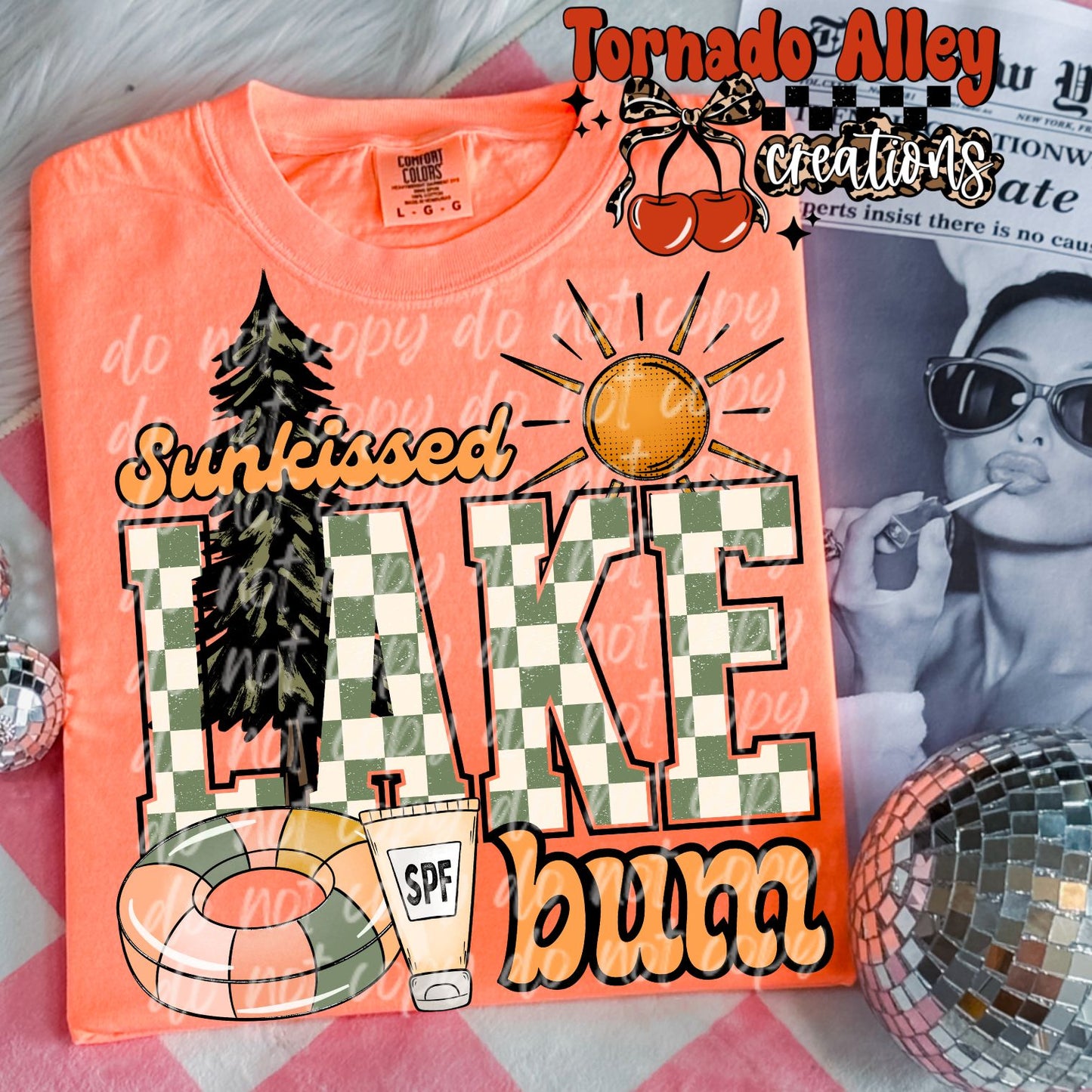 Sunkissed Lake Bum Tee