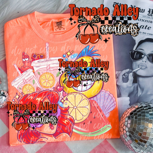 Summertime Mermaid Kids Tee