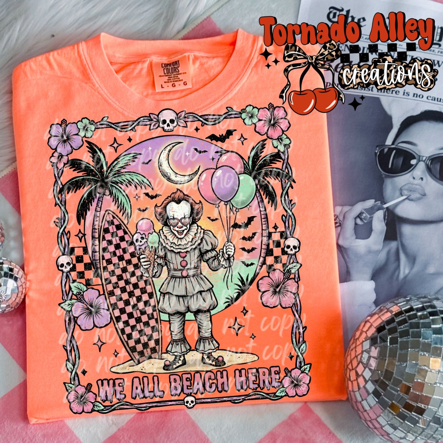 We All Beach Here Tee