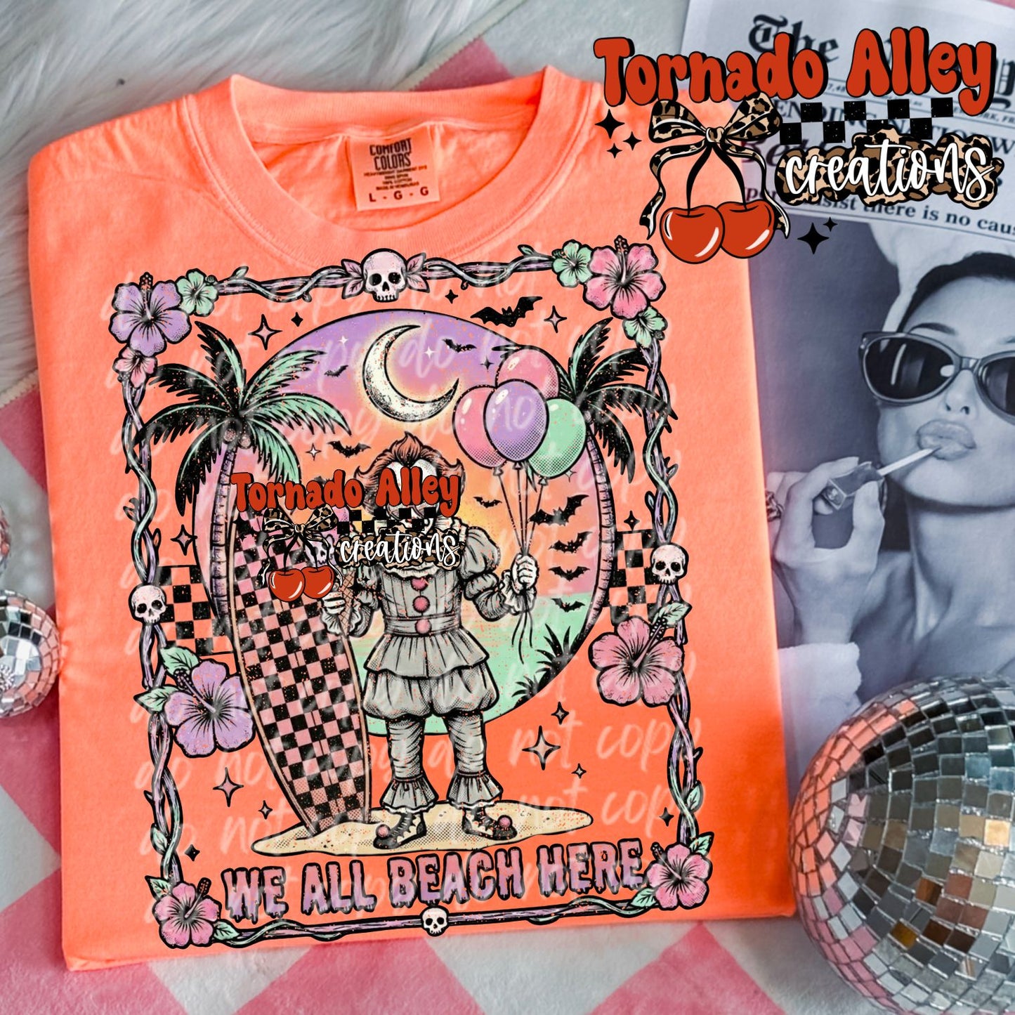 We All Beach Here Tee
