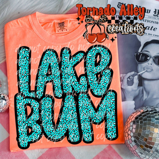 Lake Bum Cheetah Tee
