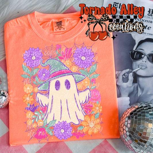 Floral Ghost Tee