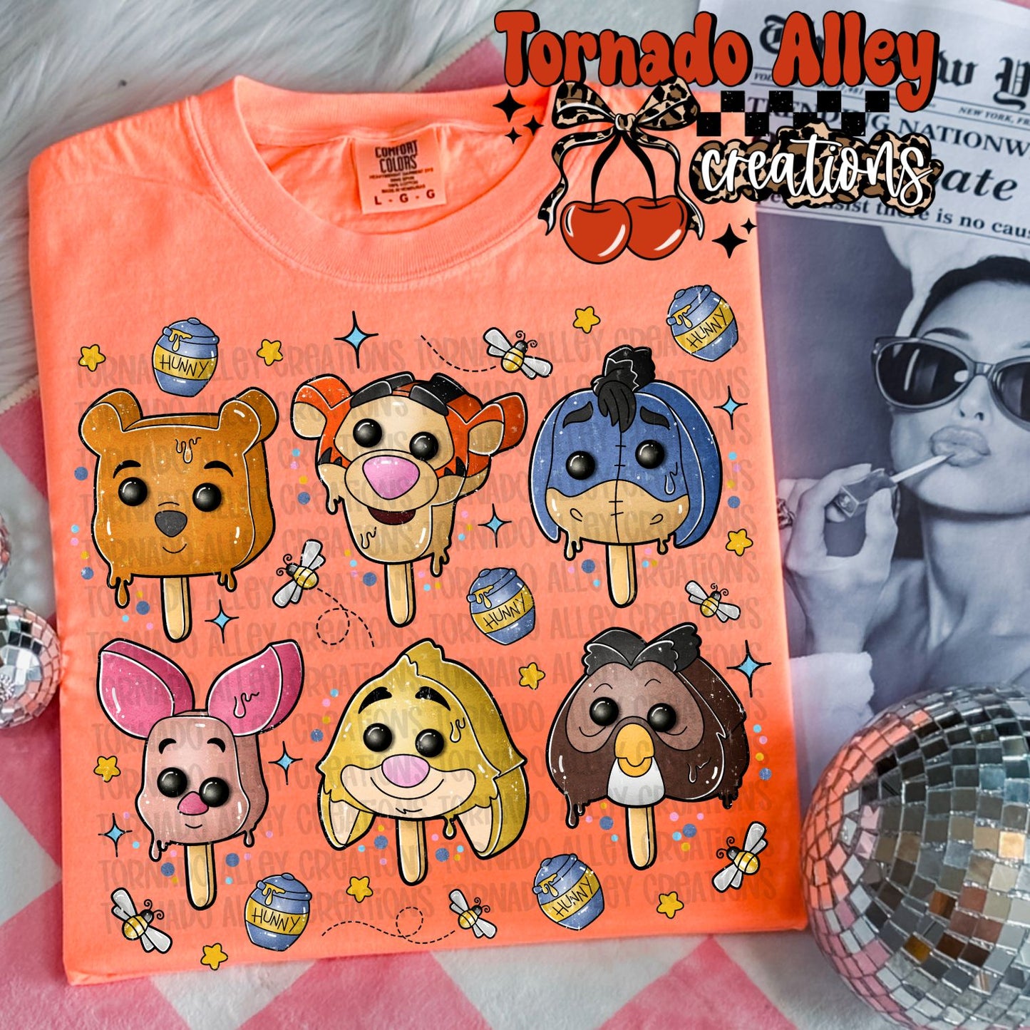 Honey Bear Ice Cream Tee