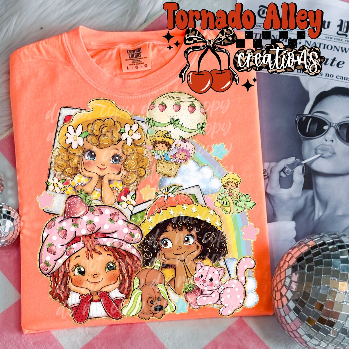 Retro Strawberry Tee