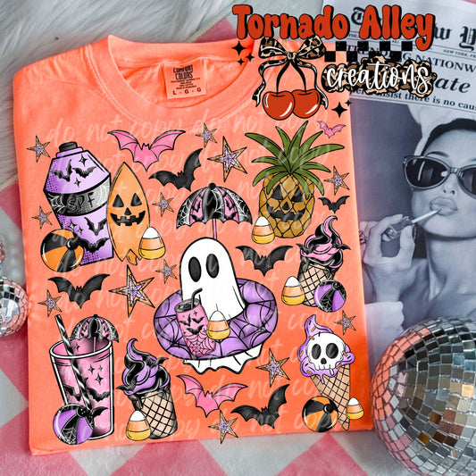 Spooky Summer Collage Tee