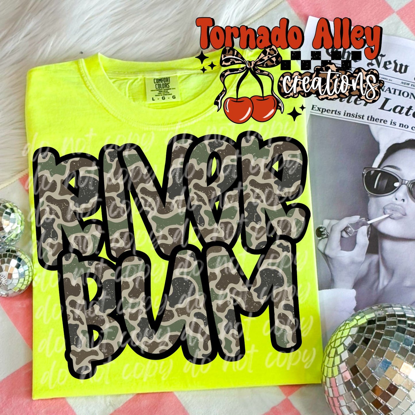 River Bum Camo Tee