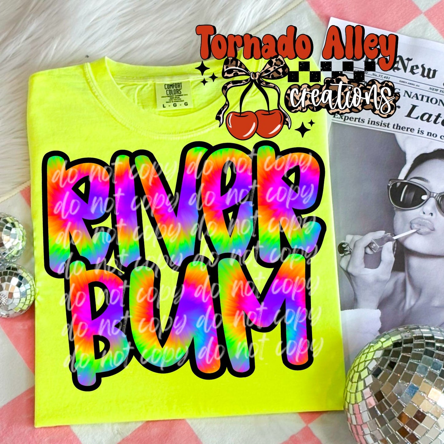 River Bum Tie Dye Tee