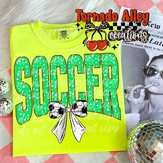 Soccer Bow Tee