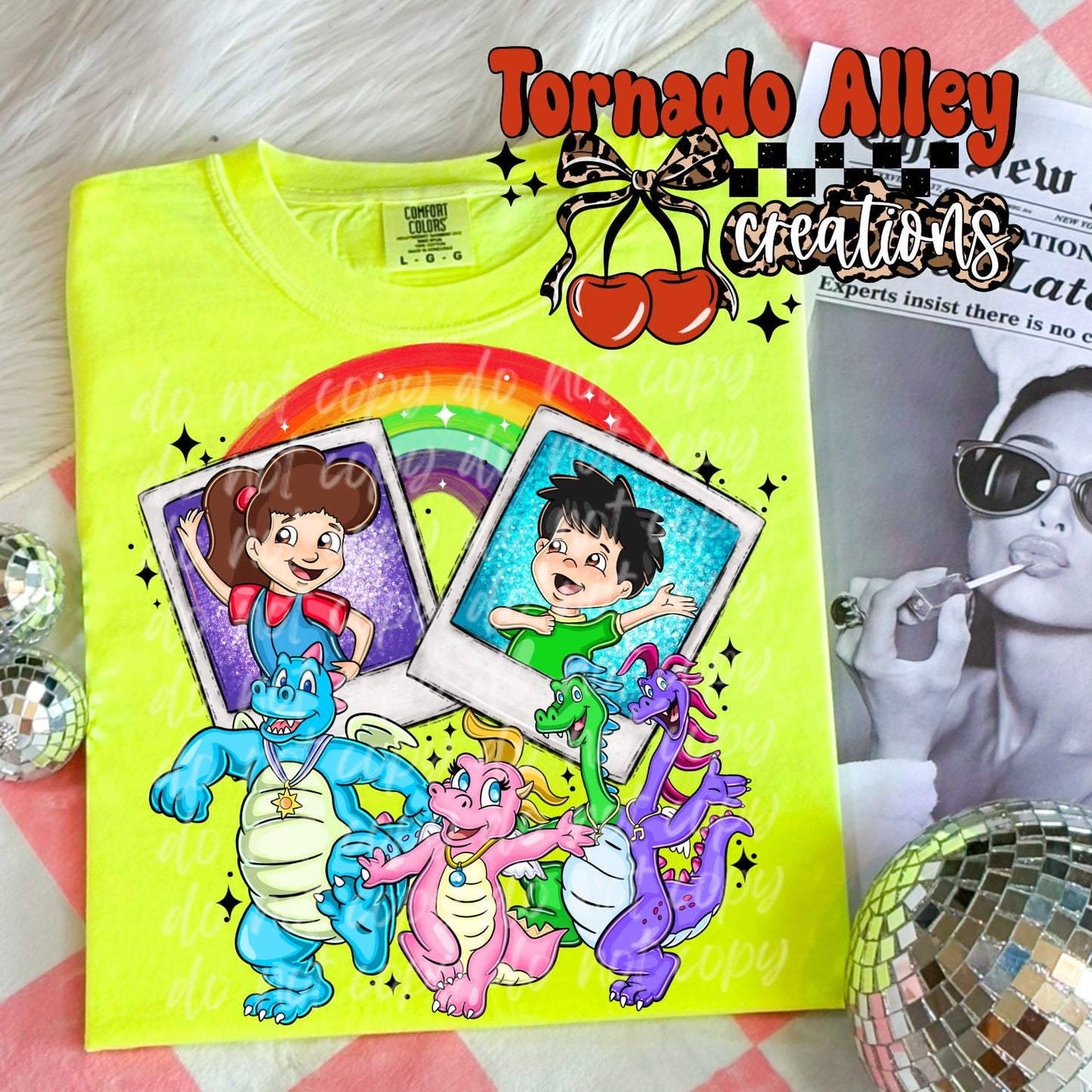 Retro Dragons Tee