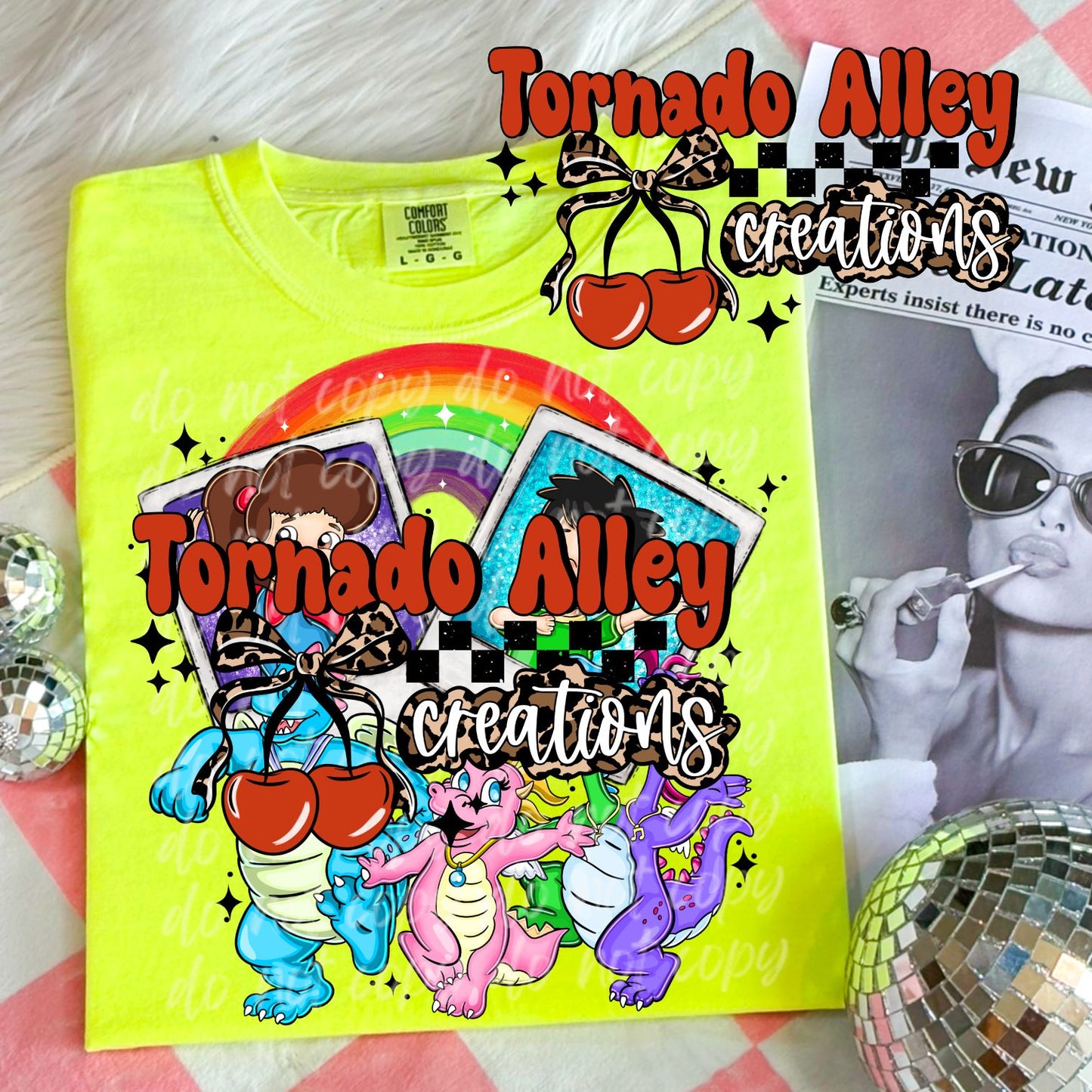 Retro Dragons Tee