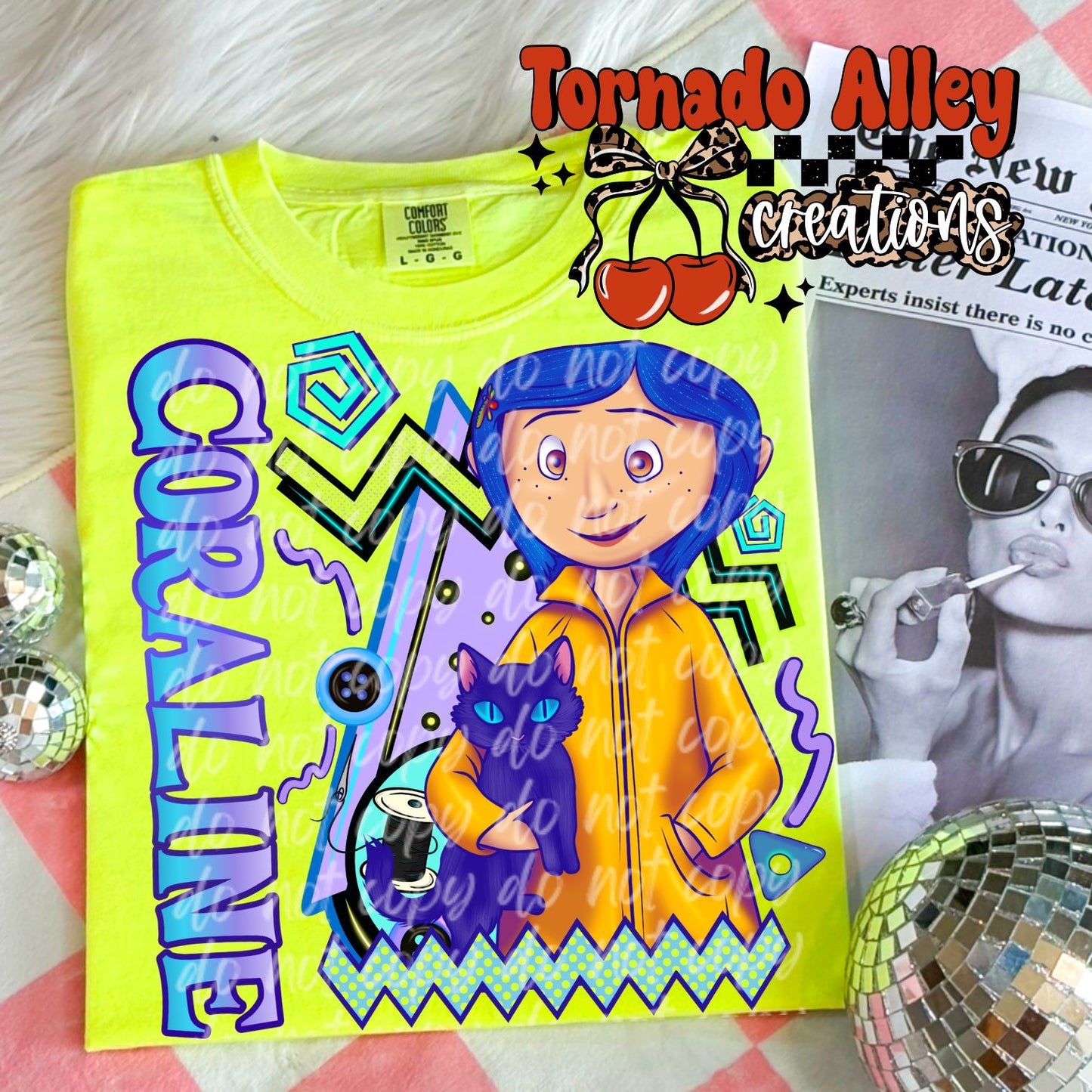 Spooky Girl Neon Tee