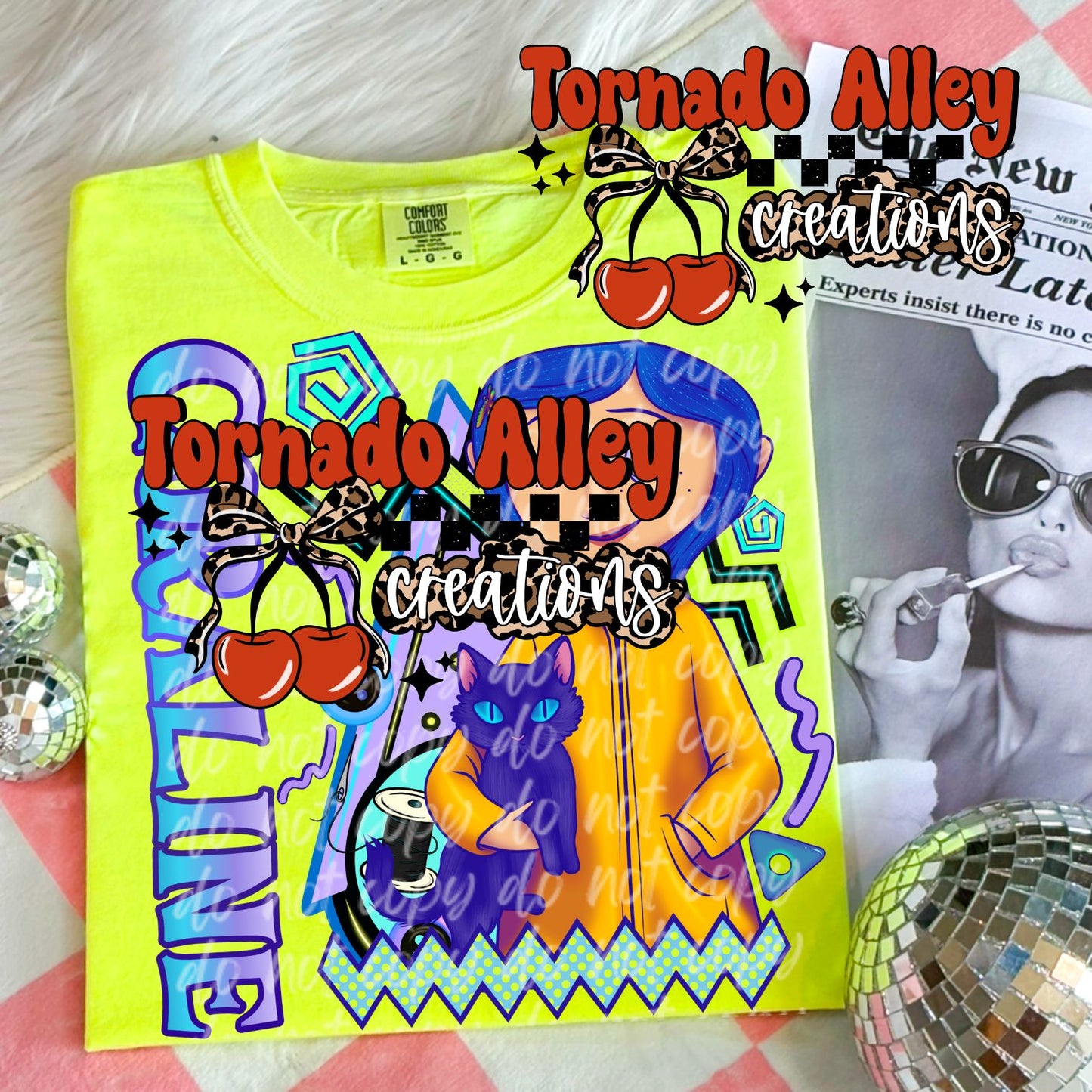 Spooky Girl Neon Tee