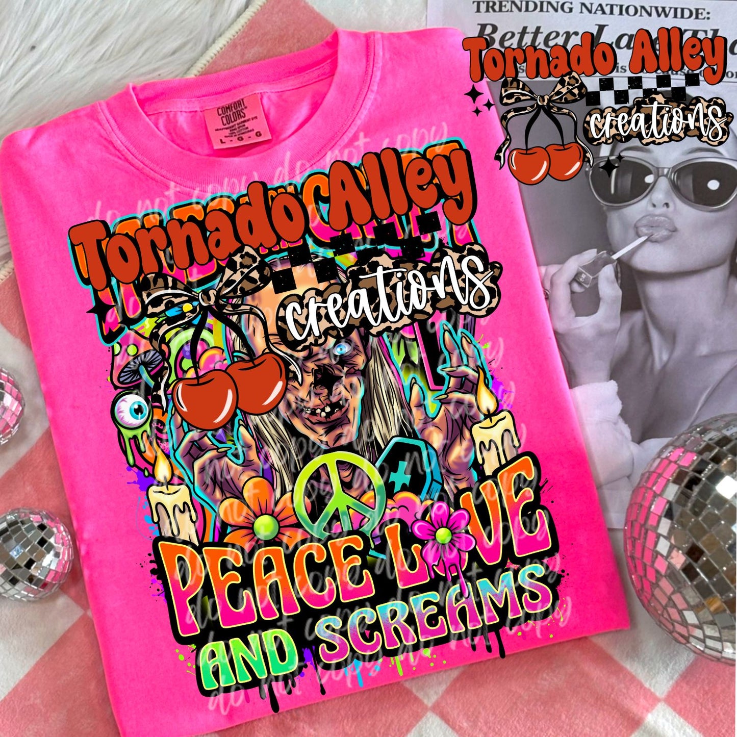 Peace Love Screams Tee