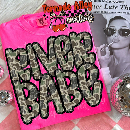 River Babe Camo Tee