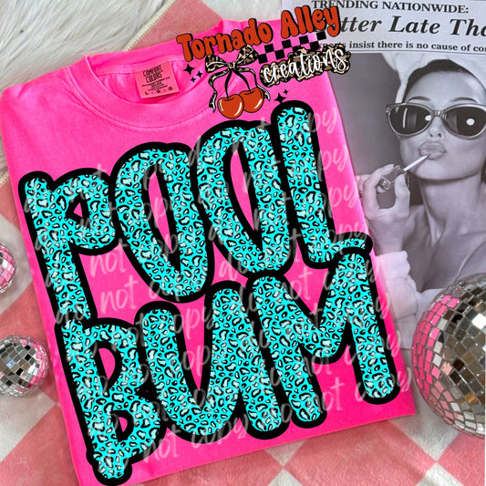 Pool Bum Cheetah Tee