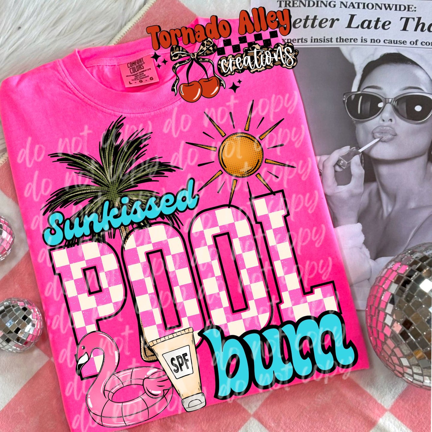 Sunkissed Pool Bum Tee