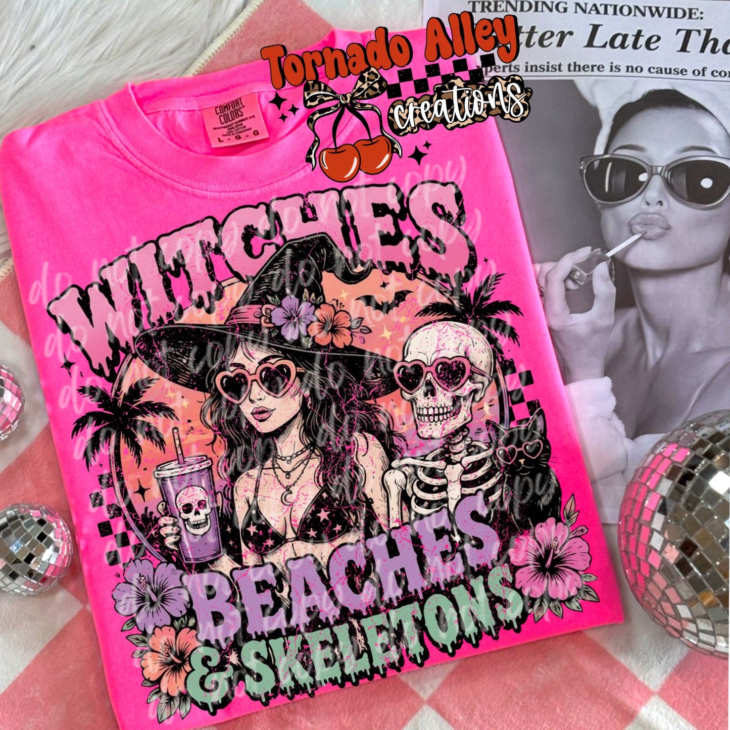 Witches Beached Skellington Tee