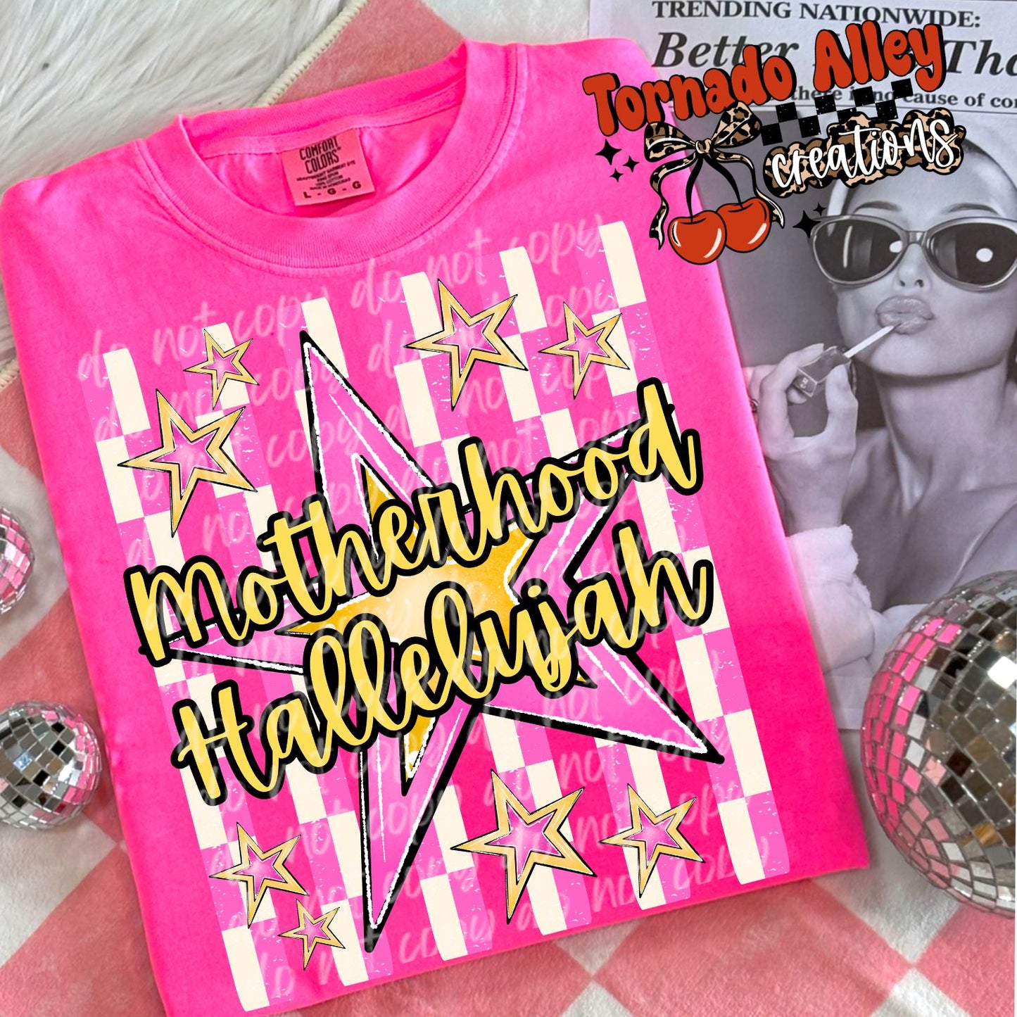 Motherhood Hallelujah Tee
