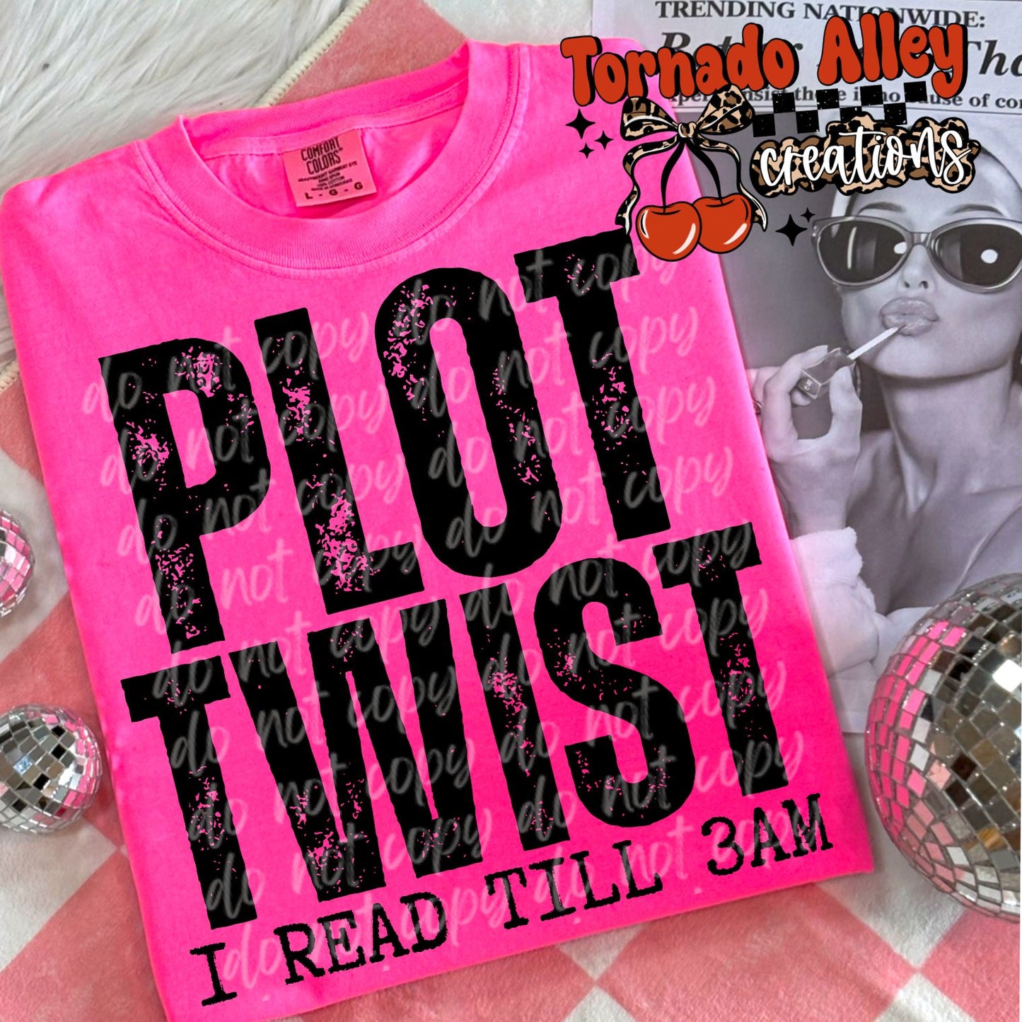 Plot Twist I Read Till 3AM Tee