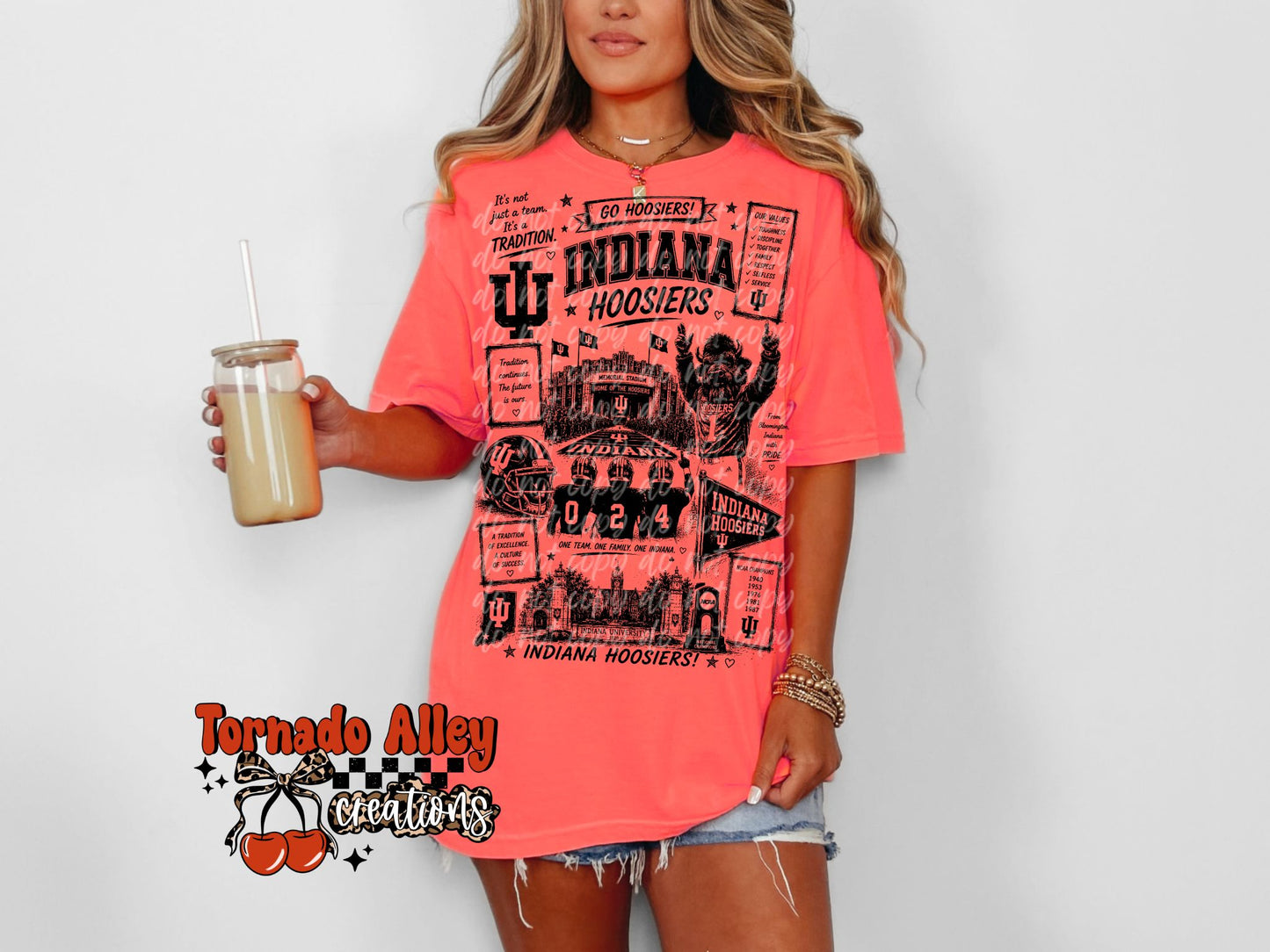 Indiana Football Tee