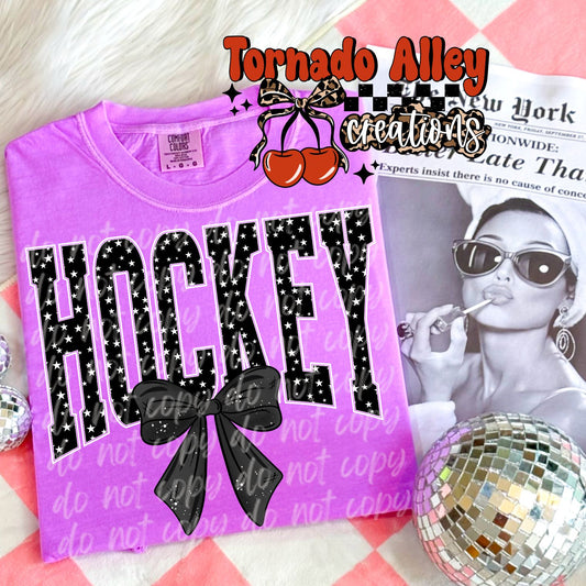 Hockey Bow Tee