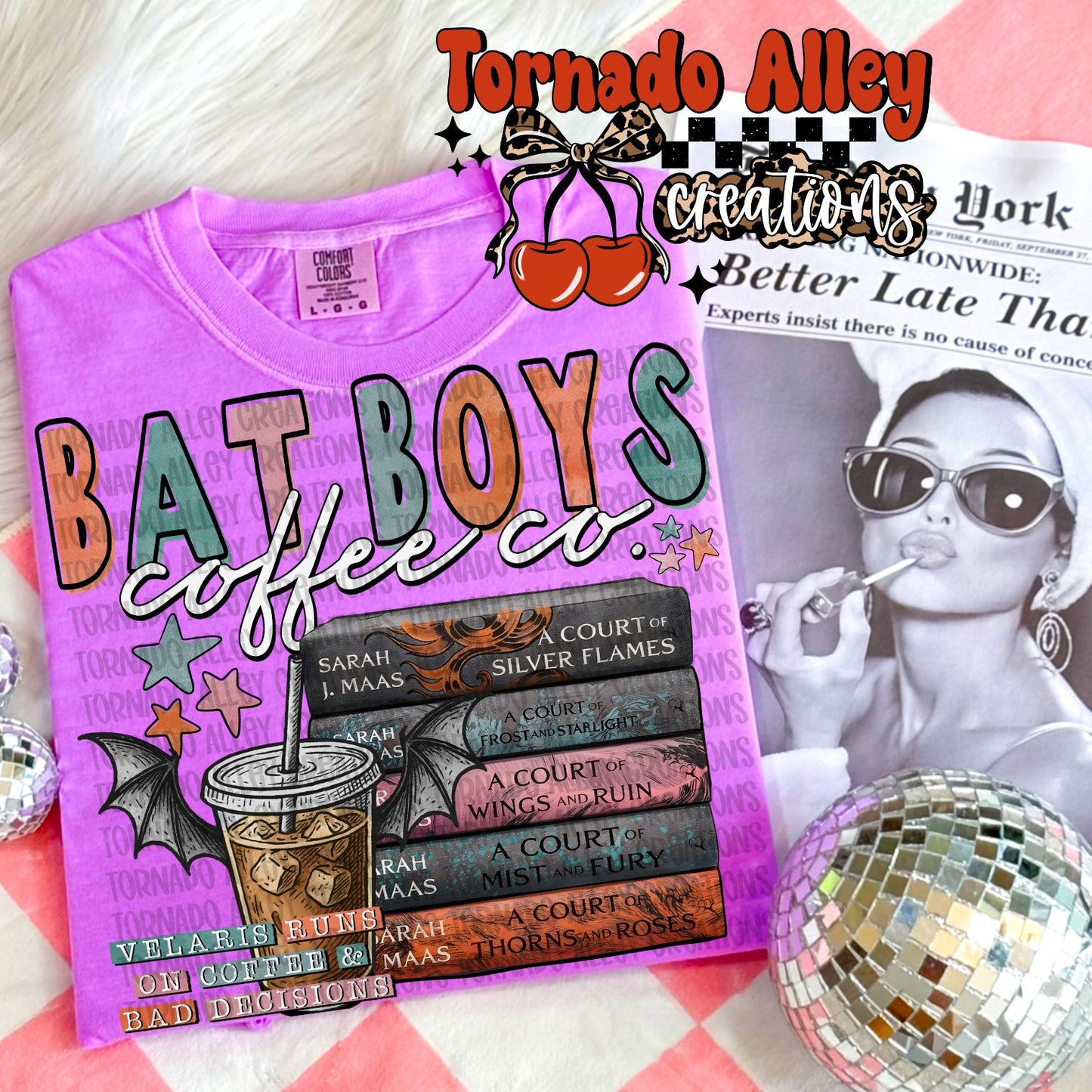 Bat Boys Coffee Tee