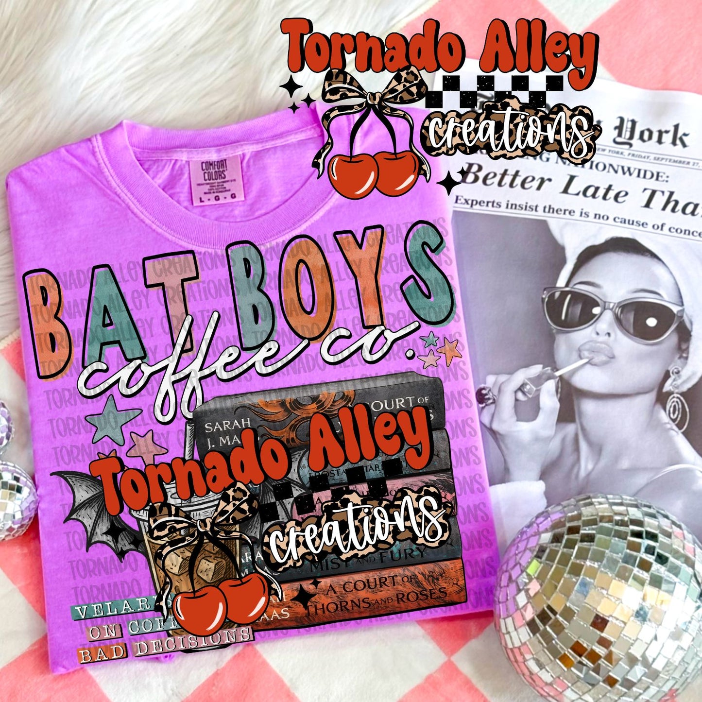 Bat Boys Coffee Tee