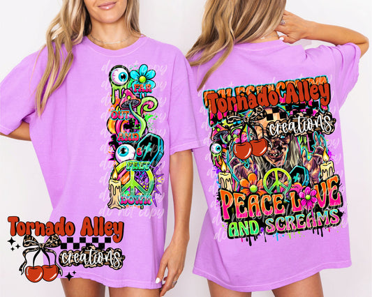 Peace Love Screams Tee
